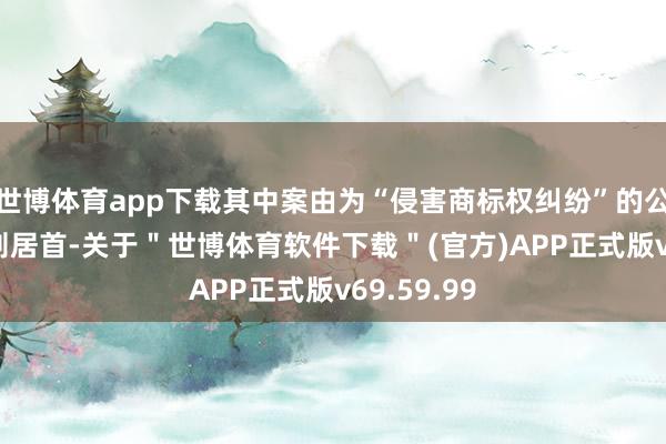 世博体育app下载其中案由为“侵害商标权纠纷”的公告以242则居首-关于＂世博体育软件下载＂(官方)APP正式版v69.59.99