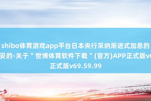 shibo体育游戏app平台日本央行采纳渐进式加息的相貌是稳妥的-关于＂世博体育软件下载＂(官方)APP正式版v69.59.99