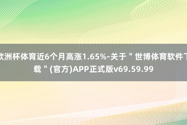 欧洲杯体育近6个月高涨1.65%-关于＂世博体育软件下载＂(官方)APP正式版v69.59.99